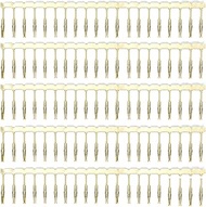 100 Pieces 1.0mm /0.039inch Diameter Tube Socket Pins Nixie/VFD Tube Socket Female Pin for IN12 IN18
