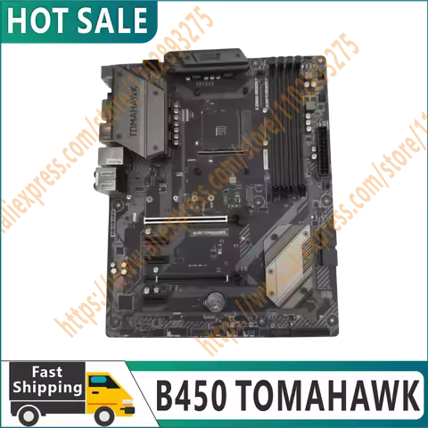 100% test B450 Tomahawk motherboard original desktop motherboard socket AM4 DDR4 B450 PCI-E 3.0