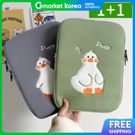 (Omt) 1+1 Tablet Pouch 11-Inch Microfiber Handy Laptop Bag iPad Pouch