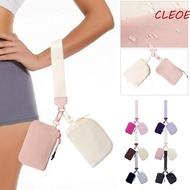 Cleoes Dual Pouch Wristlet Wallet - Zip-Around Design with Lanyard Attachment, Perfect for Women