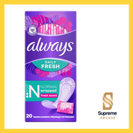 Always 獨立包裝日用清爽護墊 (清新香味) 20片 4015400680352 [平行進口]