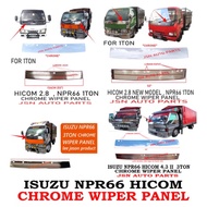 J124S04 CHROME WIPER PANEL HICOM 2.8 4.3 NPR66 1TON 3TON LORRY TRUCK AKSESORI