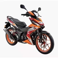 RS150 V1 ORIGINAL HONDA REPSOL BODY COVER SET REPSOL 06900-K56-M70ZA (STRIPE ORIGINAL / WITHOUT STRIPE)