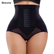 4Xl Breathable Shaping Tummy Control Panty Girdle High Waist Body Shaper Plus Size Shapewear Thong W