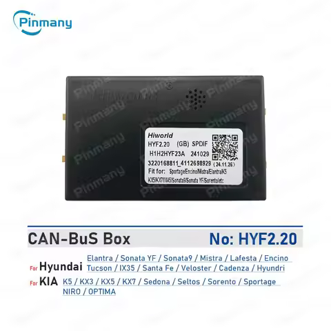 Car Radio CAN Bus adapter HYF2 for Hyundai Elantra Sonata Mistra Lafesta Encino Veloster Cadenza KIA