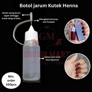 GM 10ml Needle Bottle, Flexible Henna Nail Polish, Anti-Leak