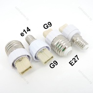 E27 E14 to G9 lamp base bulb Holder Converter power Socket Conversion light Bulb E14-G9 E27-G9 type 
