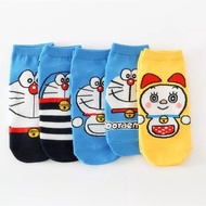 Adult 5 Pairs Doraemon Cartoon Socks