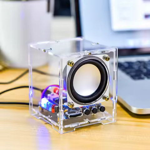 Audio DIY Assembly Kit Mini Speaker Box Unit Hu009 Module 2Inch 3w Amplifier Sound Electronic Wirele
