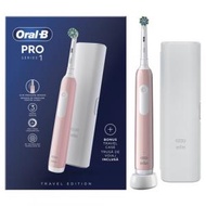 Oral-B - Oral-B PRO Series 1 電動牙刷(連1 個旅行盒，1 個 CrossAction 刷頭)粉紅色 - 平行進口