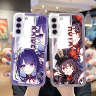 HOT Game Genshin Impact Girls Cover Clear Angel Eyes Phone Case For OPPO RENO 10 8 8Z 8T 7 7Z 6 6Z 5G 5 5F 4 2 FIND X3 LITE Fransparent Soft Silicone Case