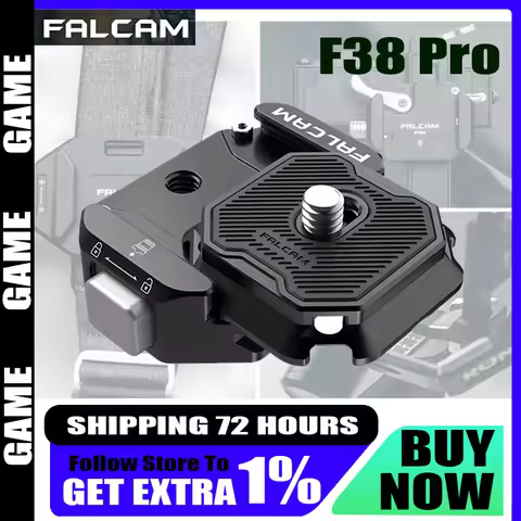 FALCAM F38 Pro Multi-Hole Quick Release Plate Kit Arca Swiss Compatible Base for DSLR Camera Tripod 