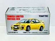 全新 日本版 Tomy Tomica Tomytec Limited Vintage Neo LV-N187a Scale 1:64 1/64 比例 三菱 Mitsubishi Lancer Evol