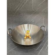 Vienna 40cm stainless steel frying pan / Vienna wok / wok pan