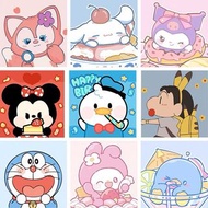 卡通 DIY數字油畫 🎨 多卡通動漫款式選擇‼️ (鬼滅之刃/SPY Family/ 火影忍者/ 迪士尼卡通/Pokemon/宮崎駿動畫/角落生物/多啦A夢/蠟筆小新/寵物etc..）