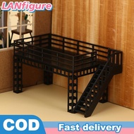 LANfigure 1/64 Scale Diorama Steel Frame Display Stand Model Two-Tier Platform Scene Model Car Garag