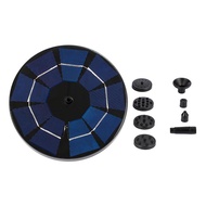 Round Solar Power Water Fountain Pump Solar Fontein Bird Fountain Water Floating Fountain Pond Garde