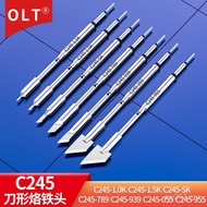 OLTJBC789 Electric Welding Station C245 Soldering Iron Tip Handle 955T245 Cutlery Shape C245-939 1.0