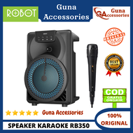 Robot RB350 Portable Bluetooth 5.3 Karaoke RGB Speaker + Microphone