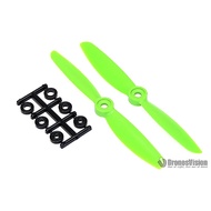 HQProp 5x4.5 Green Multi-Axis Dedicated Propeller Glass Fiber Composite Material 2 Pcs (One Front On