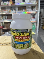 Hũ 500gr Phân bón 10-60-10 +TE siêu thúc bật mầm hoa ủ nụ dưỡng cây