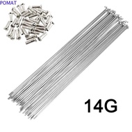 POMAT Cycle Spokes Electric Bike Bike Accessories Mountain Bike Road Bike 27.5inch 26inch Stainless 