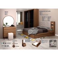 Homiest Bed Frame with Storage Drawer / Queen / King / Colour Selection / Sliding Wardrobe / Bedroom Set / Dresser