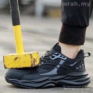 Breathable Safety Shoes Men Anti-smash Anti puncture Work Sneakers Men Steel toe shoes Non-slip Inde