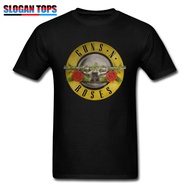【Sportwear】 Guns N Roses Tshirt Mans T Shirt Men Kill Your Idols T-Shirts Rock Music Camisetas Hombre Mens Punk Style Clothes Cotton Fabric 100% cotton LHZY