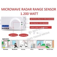 SENSOR GERAK MICROWAVE RADAR SWITCH 360 500W RADAR MOTION DETECTOR LS