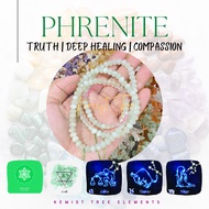 PHRENITE NATURAL CRYSTAL GEM STONE BRACELET ACCESSORIES