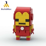 Marvel Animation Iron Man Brickheadz Building Blocks Assembly Toys Gifts 122PCS Bricks Buildmoc