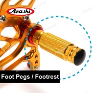 Arashi Replacement Footrest Foot Pegs Adjustable Rearsets Brake Shift Peg Pedals For HONDA SUZUKI YA