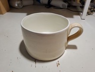 【意大利製造】Vintage 復古陶瓷大馬克杯 | ITALY 歐洲進口 | 寬口燕麥早餐杯 | 溫潤米色濃湯杯