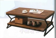 香榭二手家具*全新精品 工業風木芯板4尺 雙色大茶几-茶几桌-矮桌-客廳桌-沙發桌-泡茶桌-和室桌-餐桌-咖啡桌-邊桌