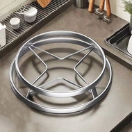 【Ship In 24h】304不銹鋼鍋架特厚家用廚房置物架多功能收納架蒸架 304 Stainless Steel Pot Rack Extra Thick Household Kitchen Ra