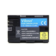 Viloso EOS LP-E6+ Rechargeable Li-ion Battery LP-E6 for Canon EOS 60D 70D 80D 90D 7D 5D2 5D3 5D4 6D 
