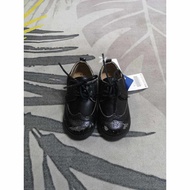 Wing Tip Leather Toddler lace Up Shoes