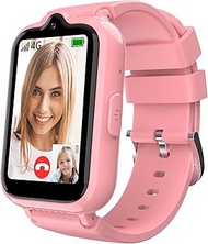 4G Kids Smart Watches Girls with GPS Tracker, Kids Cell Phone Watch with Voice & Video Calling Texti