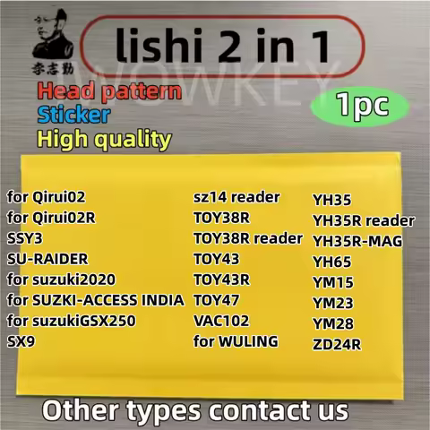 Lishi 2 in 1 SSY3 for SU-RAIDER for suzuki SX9 sz14 TOY38R TOY43 TOY43R TOY47 VAC102 for WULING YH35
