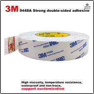 [Ggai] 3M 9448A Duble เทปกาวสองหน้าเทปเนื้อเยื่อเคลือบ5/10/15/20/30/40/50Mm * 50M 1ม้วน