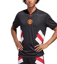 เสื้อเเมนยูย้อนยุค 90s ADIDAS MANCHESTER UNITED ICON JERSEY - BLACK