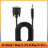DB9 9 Pin VGA female cable ,DB 9 Female to TRS 3.5mm (1/8in) TRS Stereo Male Serial Data Cable-6 Fee