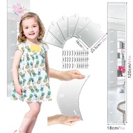 BALSA Growth Chart Mirror for Wall, Growth Chart Foldable Growth Chart Mirror, Height Measuring Mirr