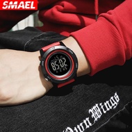 jam tangan lelaki men watch SMAEL Smeier lelaki kasual jam tangan elektronik sukan kalis air pengger