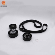 1Set Wedge Rib Strap Clamping /Diverting Rollers For BMW 3 Series E46 E36 5 Series E39 E38 X5 E53 Z3