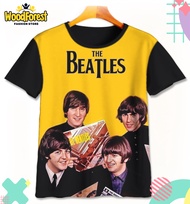 Kaos Anak The Beatles v4 Baju Anak Musik Band The Beatles 3D Printing Untuk Umur 1-12 Tahun - WoodFo