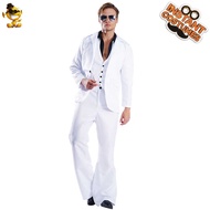 Adult Men Style Disco Stage Costume 80s Performance Costume cosplay Costume cosplay Costume