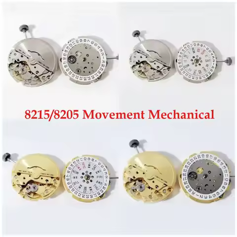 8205/8215 Watch Movement Automatic Replace Mechanism 21 Jewel High Accuracy Tool Parts No second han