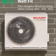 READY !!! BARANG TERLARIS AC SHARP INVERTER R32 AH-X6BEY 1/2PK 1/2 PK